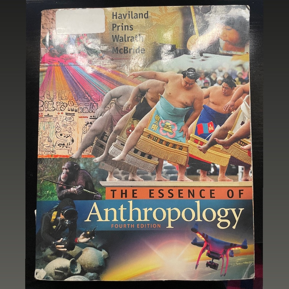 Anthropology textbook by Cengage Learning, 4th edition